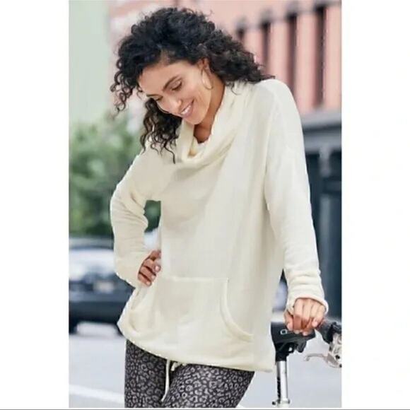 B7 Soft Surroundings Sweater Womens Small Hailey Bieber Off-Duty WFH Comfort - Picture 1 of 11